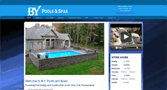 Desktop Screenshot of bypoolsandspas.com